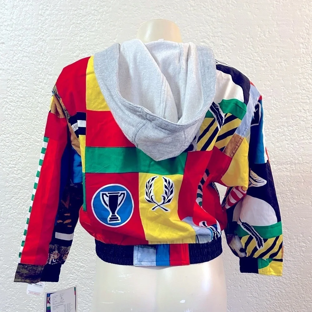 GIACCA Young gallery 80’s Vintage hooded jacket SMALL NWT